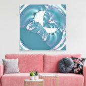 Lente Vlinder Canvas Afdruk (Insitu (Woonkamer))