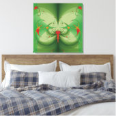 Lente Vlinder Canvas Afdruk (Insitu (Slaapkamer))