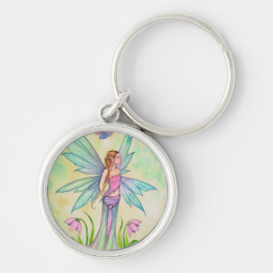 Lente Vlinder Fee Fantasie Kunst Sleutelhanger