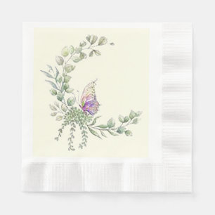 Lente Vlinder Papier Servet