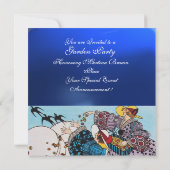 LENTE VOGELS TUINPARTIJ ,Blauwe Saffier Kaart (Achterkant)