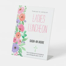 Lente Waterverf Bloemendames Kerk Lunch