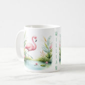 Lente Waterverf Flamingo - Kind Mok (Voorkant links)