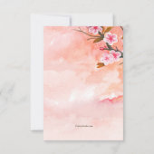 Lente we verhuisde aankondiging (Achterkant)