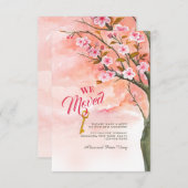 Lente we verhuisde aankondiging (Voorkant / Achterkant)