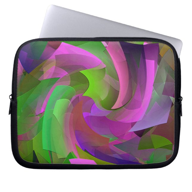 Lente wervelwind...... laptop sleeve (Voorkant)
