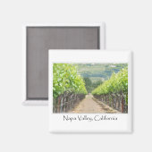 Lente Wijngaard in Napa Valley Californië Magneet (Voorkant / Achterkant)