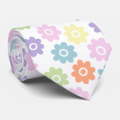 Lente wilde bloemen stropdas (Opgerold)