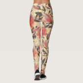 Lente wilde rozen: waterverf. leggings (Achterkant)
