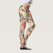 Lente wilde rozen: waterverf. leggings (Rechts)