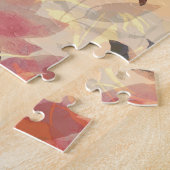 Lente wilde rozen: waterverf. legpuzzel (Zijkant)