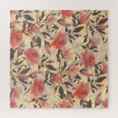 Lente wilde rozen: waterverf. legpuzzel (Horizontaal)