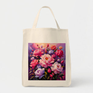 Lente Zen Zonsopkomst Roze Bloesem Tuin  Tote Bag