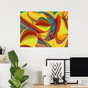 Lente Zomer Herfst Bloemen Magie Poster