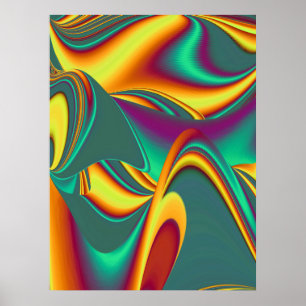 Lente Zomer Herfst Bloemen Magie Poster
