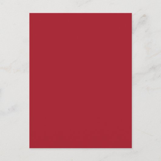 Lente Zomer Kleur Fiery Rood Briefkaart (Voorkant)