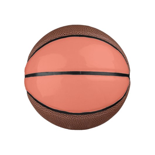Lente Zomer Kleur Peach Pink Basketbal (Voorkant)