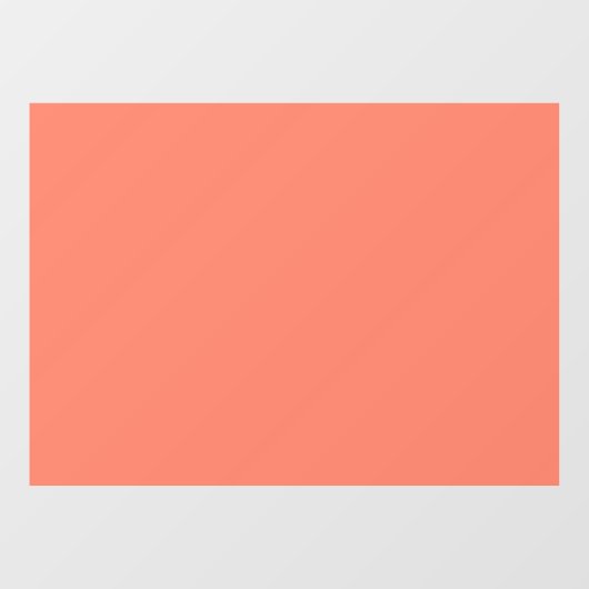 Lente Zomer Kleur Peach Pink Raamsticker (Vel)