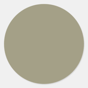 Lente Zomer Kleur Prei Groen Ronde Sticker