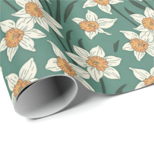 Lente Zomer Madeliefjes Bloemen Cadeaupapier