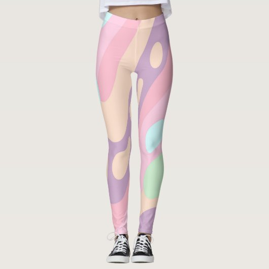 Lente Zomer Pastel Leggings (Voorkant)