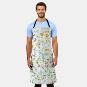 Lente Zomer Veldbloemen Schort (Gedragen)