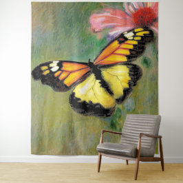 Lente zomer vlinder - Tapestry Wandkleed