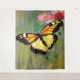 Lente zomer vlinder - Tapestry Wandkleed