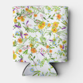 Lente Zomer Wilde bloemen Blikjeskoeler (Voorkant)