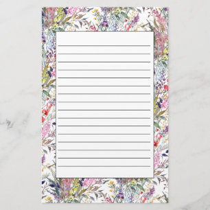 Lente Zomer Wilde Bloemen Briefpapier