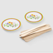 Lente Zomer Wilde bloemen Handwaaier (Niet-gemonteerd)