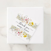 Lente Zomer Wildflower | Dankjewel kaart Bedankjes Labels (In situ)