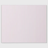 Lente zomer Zacht Licht Roze Stripe Cadeau Cadeaupapier (Vlak)