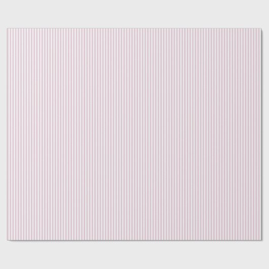 Lente zomer Zacht Licht Roze Stripe Cadeau Cadeaupapier (Vlak)
