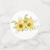 Lente Zonnebloem Bruidstafel Decoratie Confetti (Kleine voorkant)