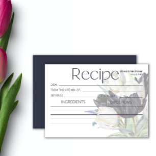 Lente zwart en witte tulpen Recept