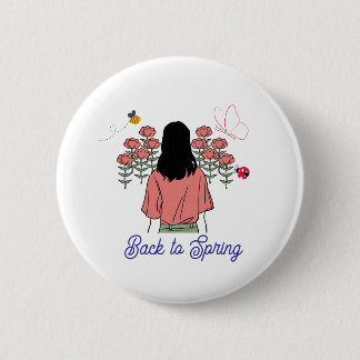 Lentebloei Ronde Button 5,7 Cm
