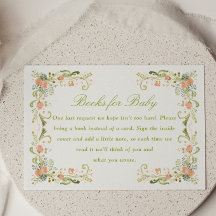 Lentebloem Baby Shower Boeken voor Baby