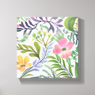 Lentebloem Florals Bloemvelden Canvas Afdruk
