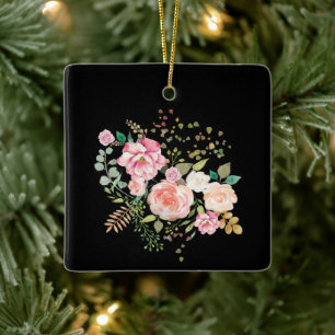 lentebloem keramisch ornament