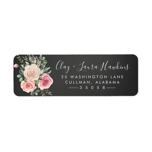 lentebloem | Label retouradres (Voorkant)