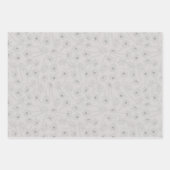 Lentebloem Narcis | Blauw en Grijs Inpakpapier Vel (Voorkant 3)