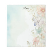 lentebloem notitieblok (Voorkant)