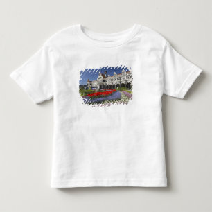 Lentebloemen en historisch station, kinder shirts