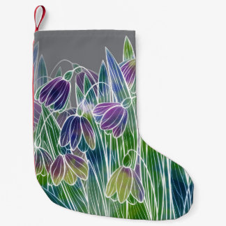 Lentebloemen, kruiden, waterverf naadloze grens. kleine kerstsok