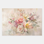 lentebloemen Moederdag Inpakpapier Vel (Voorkant)