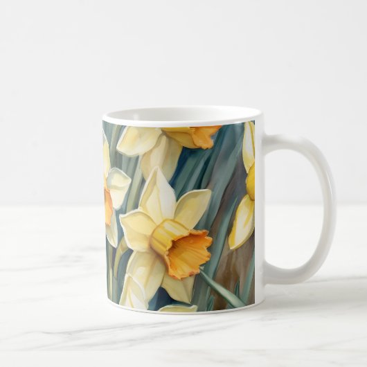 Lentebloemen Narcissen Koffiemok (Rechts)