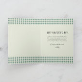 Lentebloemen Verticale Foto Moederdag Feestdagen Kaart (Binnen)