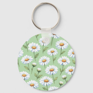 Lentebloemenpatroon Sleutelhanger