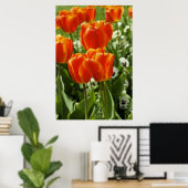 Lentebloementuin Poster (Thuiskantoor)
